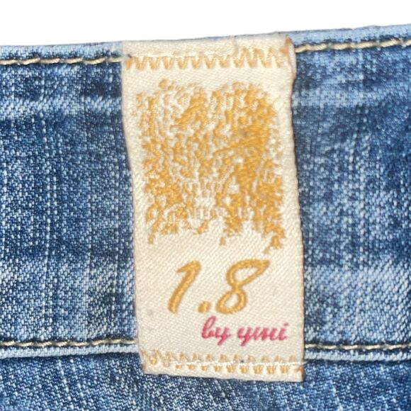 1.8 by YMI Denim Jean Bermuda Y2K Junior Shorts Junior Size 13 - Picture 6 of 9